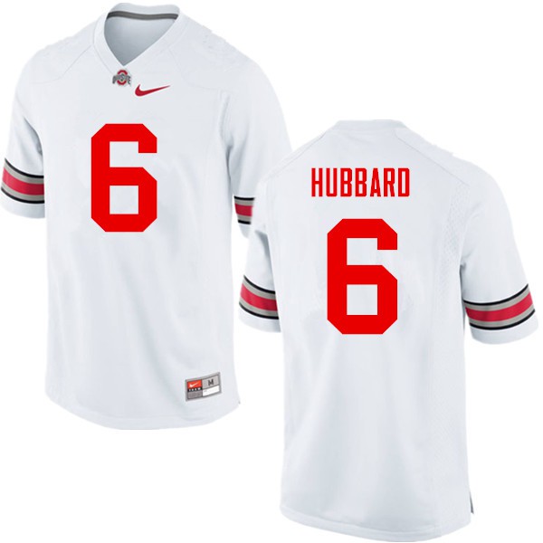 Ohio State Buckeyes #6 Sam Hubbard Men Embroidery Jersey White